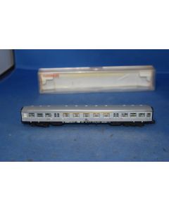 Fleischmann Piccolo 'N' 8122 DB Silverfish 1st/2nd Class Coach (Boxed, Lights)