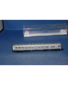 Fleischmann Piccolo 'N' 8122 DB Silverfish 2nd Class Dummy Power Car (Boxed, Lights)