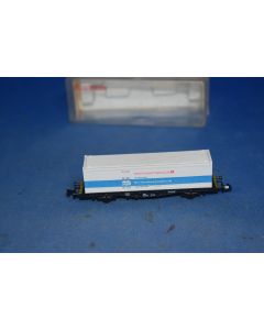 Fleischmann Piccolo 'N' Container Wagon Winnic Ltd   (Perfect Condition ,Boxed)