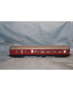 Hornby R936 LMS Corridor Brake 1st 5051 Maroon (Excellent No Box) 