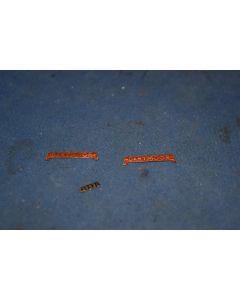 '00' West Country Class Loco 'Dartmoor' Brass Nameplates & Smokebox Door Number 