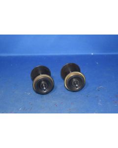 'G' Scale 31mm Solid Brass  Disc Wheel Sets [2] 