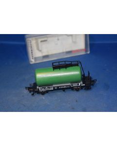 Fleischmann 5405 Plain Green Tanker Wagon (Good In Box) 