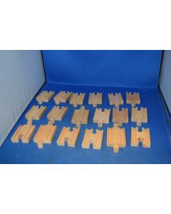 Brio  Short Straight Track 5.5cms Long 18 Pieces In Total