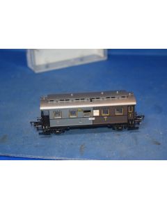 Fleischmann 5813 'H0' LWB III/IV Class Coach Clerestory Roof 2522 ( Mint In Box)
