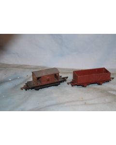 Playcraft (Jouef) 'H0' BR Brake Van & Open Wagon (No Boxes) 
