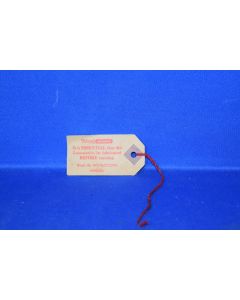 Tri-ang Railways Locomotive Lubrication Tag  (Perfect With String)