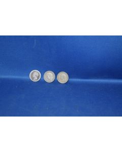 George 4th/5th/6th Sixpence  Coins [3) 1829 /1931 /1944 