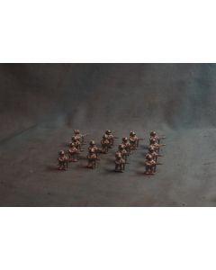 War Games 15mm English Civil War Riflemen With Wide Rimmed Plumed Hats ( 16 )