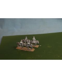 War Games 15mm Nepolionic Mounted Cavalry With Shako Hats (4 Pieces) #