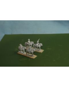 War Games 15mm Nepolionic Mounted Cavalry With Shako Hats (4 Pieces) *