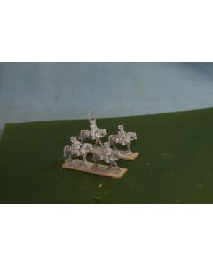War Games 15mm Nepolionic Mounted Cavalry With Shako Hats (4 Pieces) ^
