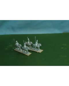 War Games 15mm Nepolionic Mounted Cavalry With Cossack Hats (4 Pieces) #