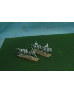 War Games 15mm Nepolionic Mounted Cavalry With Shako Hats (4 Pieces) ^^