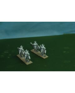 War Games 15mm Nepolionic Mounted Cavalry With Shako Hats (4 Pieces) ~~