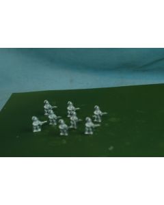 War Games 15mm Essex Miniatures English Civil War Plumed Hat Muskateers (8)