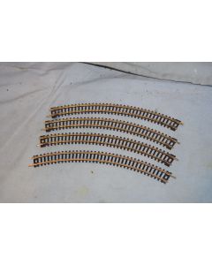 Peco 'N' No.1 Double Curves [4] 9" Radius  (Used But Nr. Perfect)