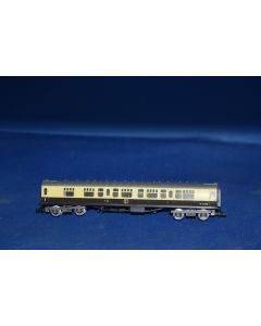 Minitrix N301 BR Mk1 Corr Comp Coach W16198 Brown/Cream (No Box)