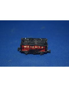 Peco 'N' 7 Plank P.O. Wagon 'Wrights' Weathered With Load (No Box)