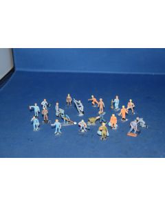 '00' Workmen Figures [20] (Painted & Good Quality) 1