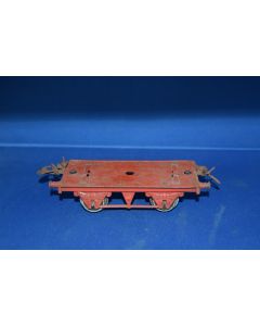 Hornby Series'0' Gauge Flat Wagon (No Load) Good Wheels .