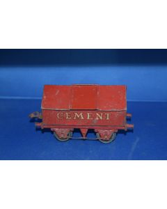 Hornby Series '0' Gauge No.1 Cement Wagon Red (Fair To Good)