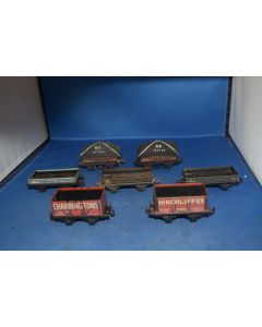 Trix 1/660, 600 607, Open  Wagons Various [7] (No Boxes , See Description)