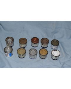 Humbrol 14mm Tins [10] Of Enamel Paint (See Description)1