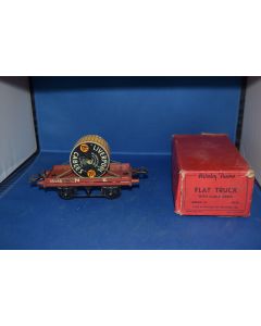 Hornby 0 Gauge Flat Truck With Cable Drum NE 35958 (Excellent Boxed)