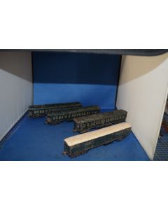 Trix TTR 9/565, 9/5/76. 9/585 American Pullman Coaches [4] (Spares Of Repair )  