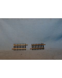 Fleischmann 6003  Short  Straights [2]  5.45cm Long   Brass Track 
