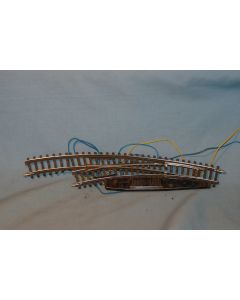 Marklin 2167L Electric Curved Point L/H Stud Contact  'K' Track 