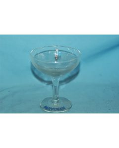 Babycham Glass ( White Deer Logo  ) 