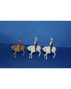 Hollowcast Lead Mounted Full Dressed Soldiers [3] (Excellent) 