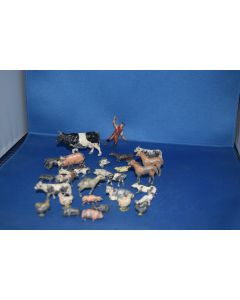 Farmyard Animals (Metal) Large Quantity [30] (Playworn)