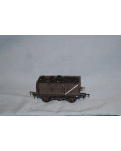 Slaters '00' Kit Built 6 Plank Open Wagon (NEM Couplings )