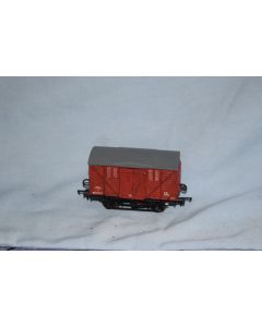 Airfix Kit Built Meat Wagon  (Scale Wheels NEM Couplings)