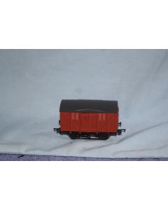 Airfix Kit Built Meat Wagon  (Scale Wheels NEM Couplings)#