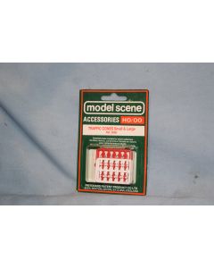 Peco Model Scene 5008 Traffic Cones [Small & Large] (New)