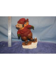 Sculptures UK Hand Made Otter On A Skate Board (20cm Tall)