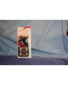 Christmas New 20 LED Star Lights Set Steady & Flashing (3v or 2 'C' Batteries) 