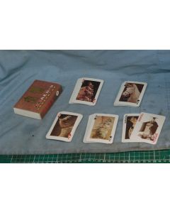 Vintage Post 'Chinese Stone Figures' Playing Cards ( Boxed)