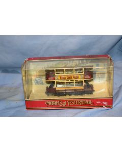 Matchbox Yesteryear Y-15 Newcastle Tram 'Zebra Grate Polish' (New Boxed)