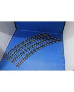 Hornby R609 3rd Radius Double Curves  [4] Nickle Silver (Used But Good Condition)