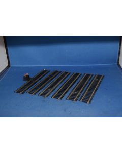 Hornby R600 Single Straight [5] & 8206 Power Track Nickle Silver (Used But Good Condition)