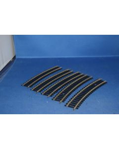 Hornby R604 1st Radius Curves  [5] Nickle Silver (Used But Good Condition)