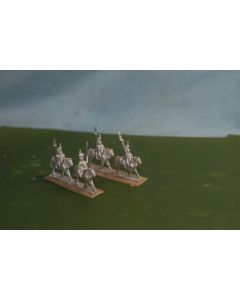 War Games 15mm Napolionic Mounted Cavalry Wearing High Plumed Hats (4 )*