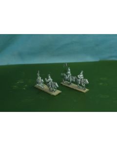 War Games 15mm Nepolionic Mounted Cavalry With Tall  Hats (4 Pieces) *