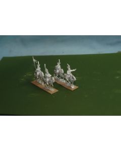 War Games 15mm Napolionic Mounted Cavalry Wearing High Plumed Hats (4 )**