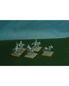 War Games 15mm Napolionic Mounted Cavalry Wearing Various Head Gear (5 )